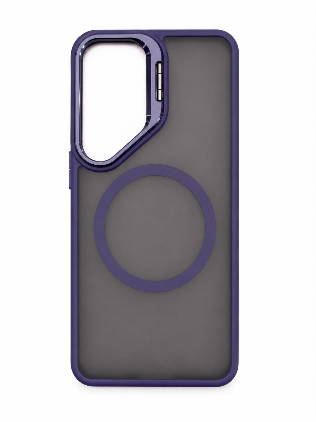 Fearless Tough HQ Metallic Hybrid with Camera Ring Stand [Magnetic Circle] Case For Samsung s26- Dark Purple