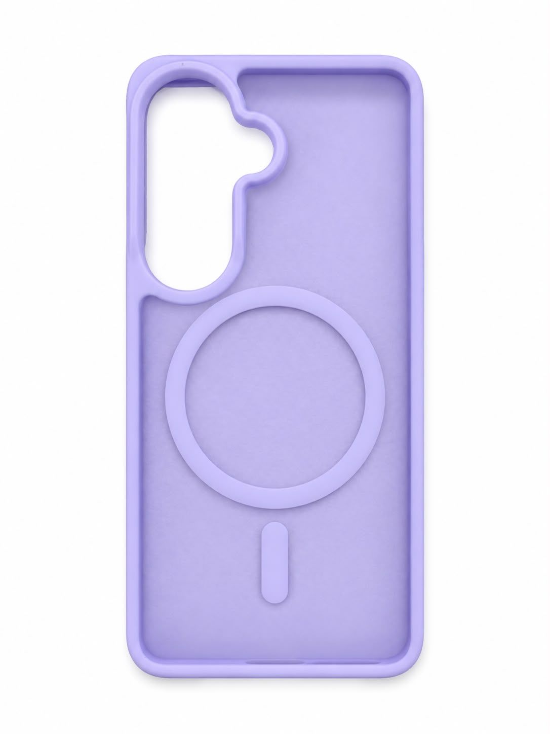 [Magnetic Circle] Smooth Safe Matte Feel Hybrid Case For Samsung s26- Light Purple