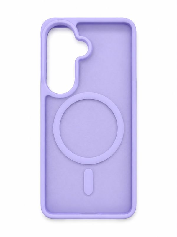 [Magnetic Circle] Smooth Safe Matte Feel Hybrid Case For Samsung s26- Light Purple