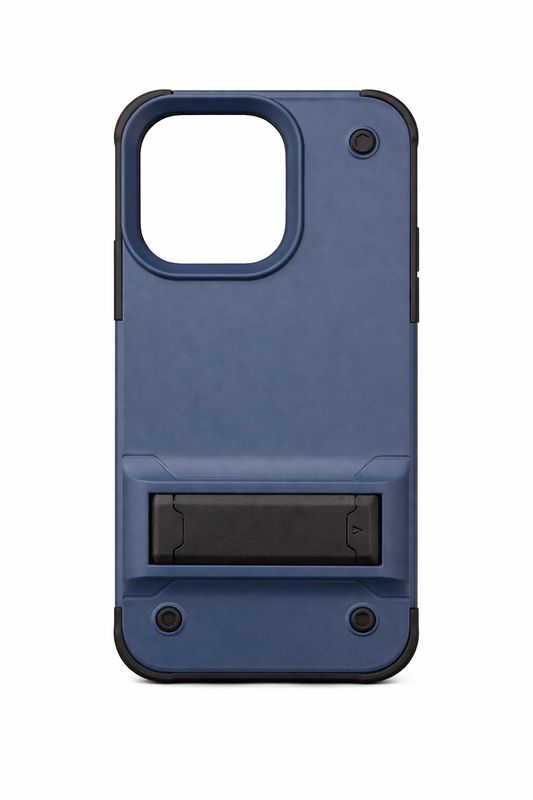 Rugged TY Kickstand Phonecase for Iphone 15 Pro- Navy Blue