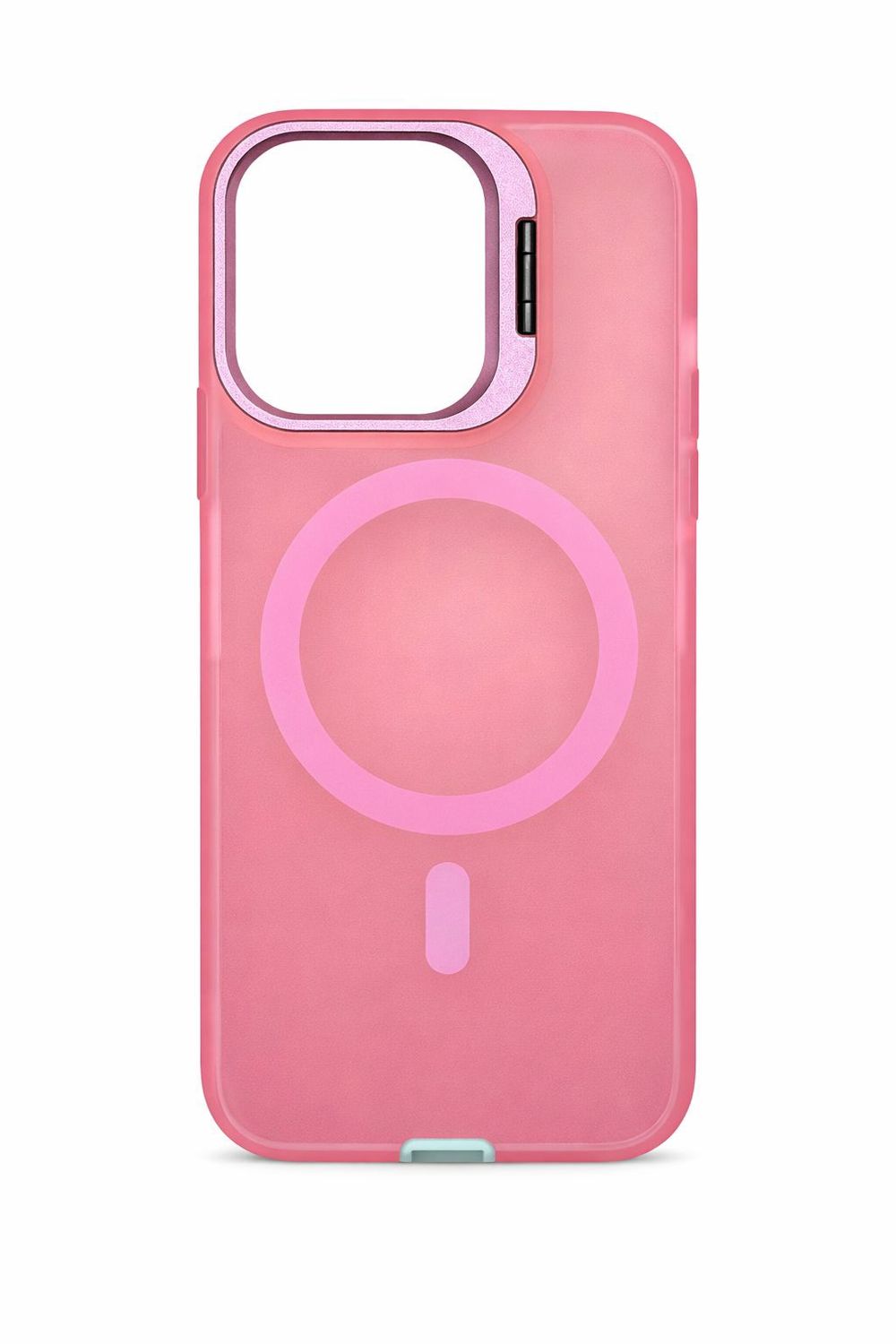 Sky Magnetic Case with Camera Kick Stand for Iphone 15 Pro-Pink