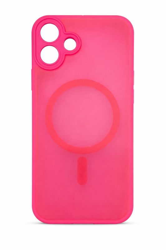 O2 Skin Magnetic Case for Iphone 15 Pro Max- Hot Pink