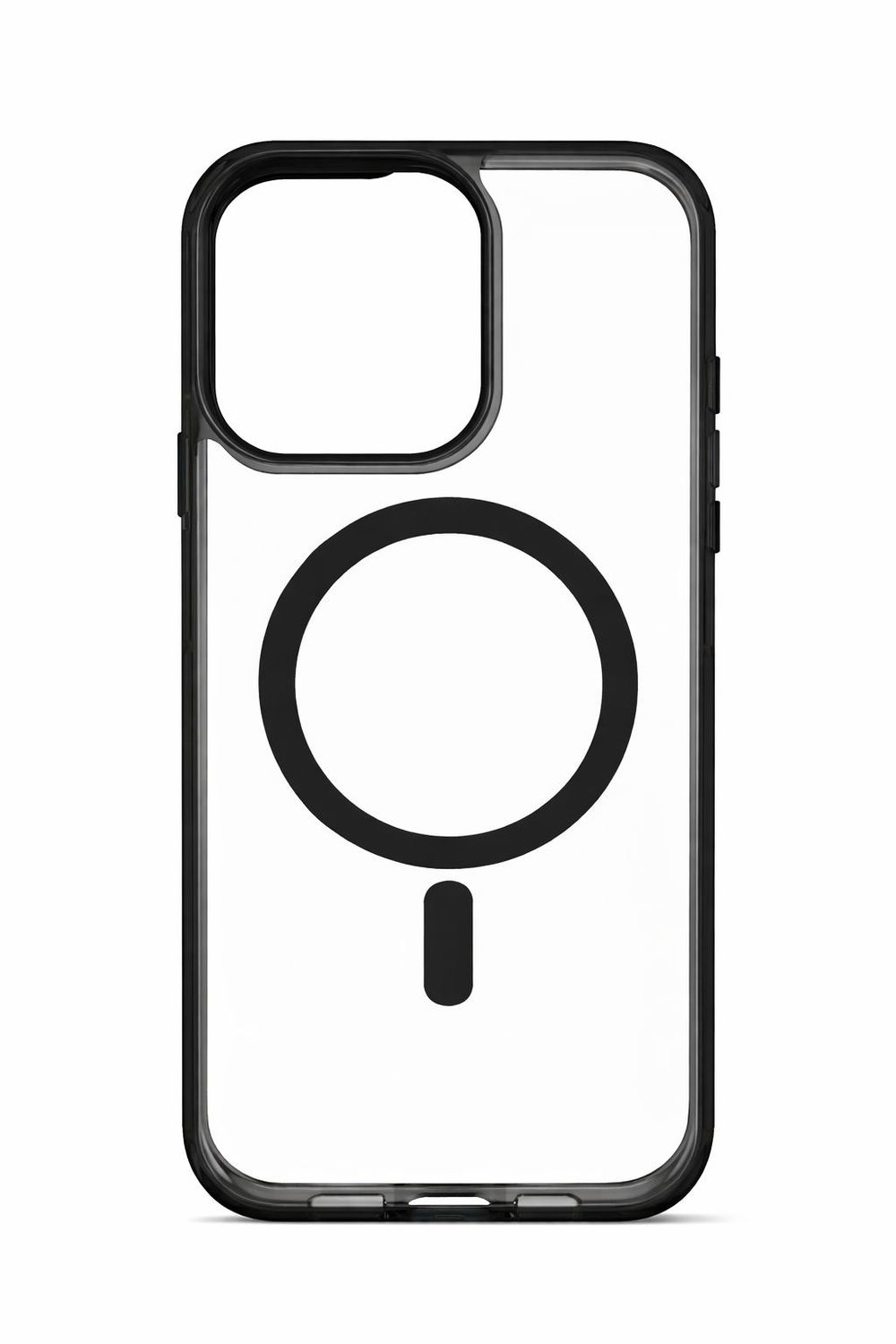 LY Clear Magsafe Case for Iphone 15 Pro Max-Black Accent