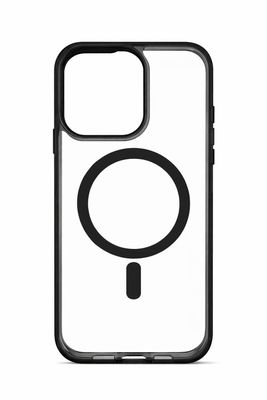 LY Clear Magsafe Case for Iphone 15 Pro Max-Black Accent