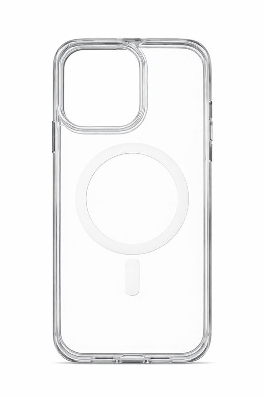 LY Clear Magsafe Case for Iphone 15 Pro Max- Transparent Accent