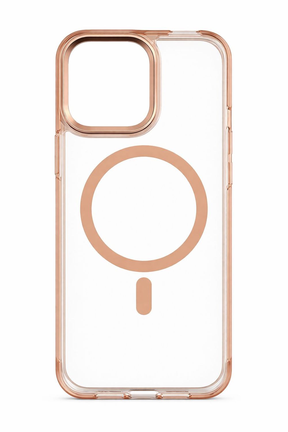 LY Clear MagSafe Protective Phone Case for Iphone 15 Pro Max-Bronze