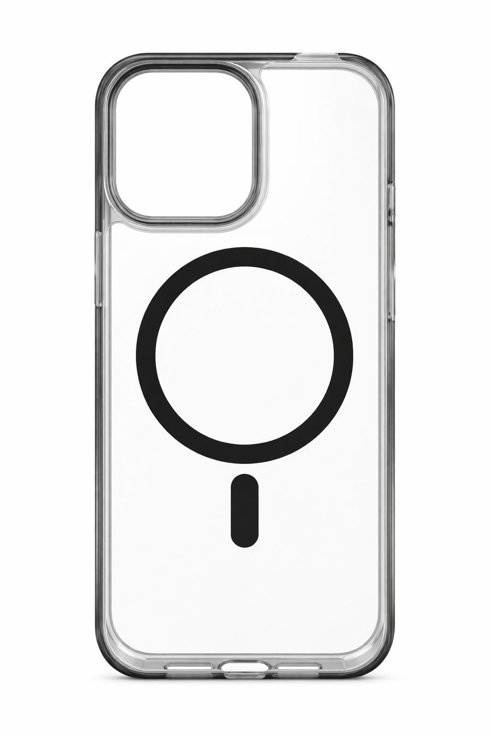 LY Clear MagSafe Protective Phone Case for Iphone 15 Pro Max-Black