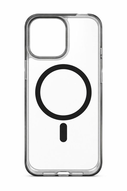 LY Clear MagSafe Protective Phone Case for Iphone 15 Pro Max-Black