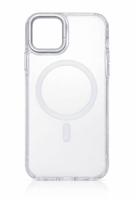 Gradient MagSafe with Camera Kickstand Phone Case For Iphone 15 Pro Max– White Edition
