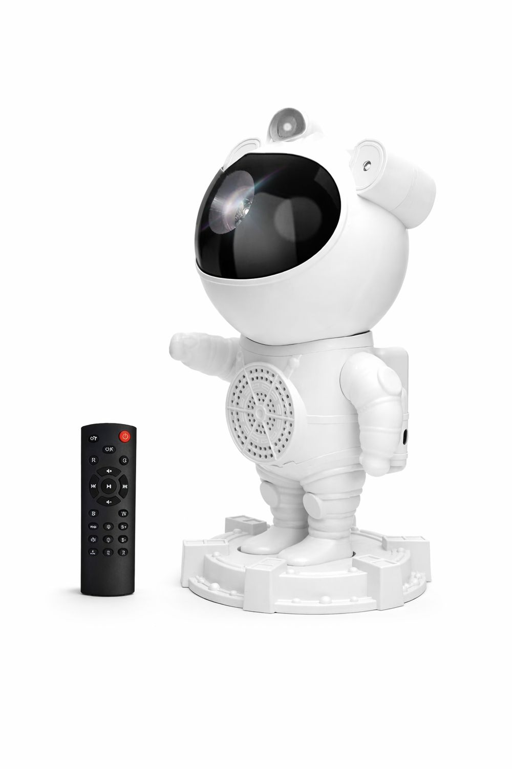 Bluetooth astronaut starry sky projection light, dreamy rainbow astronaut