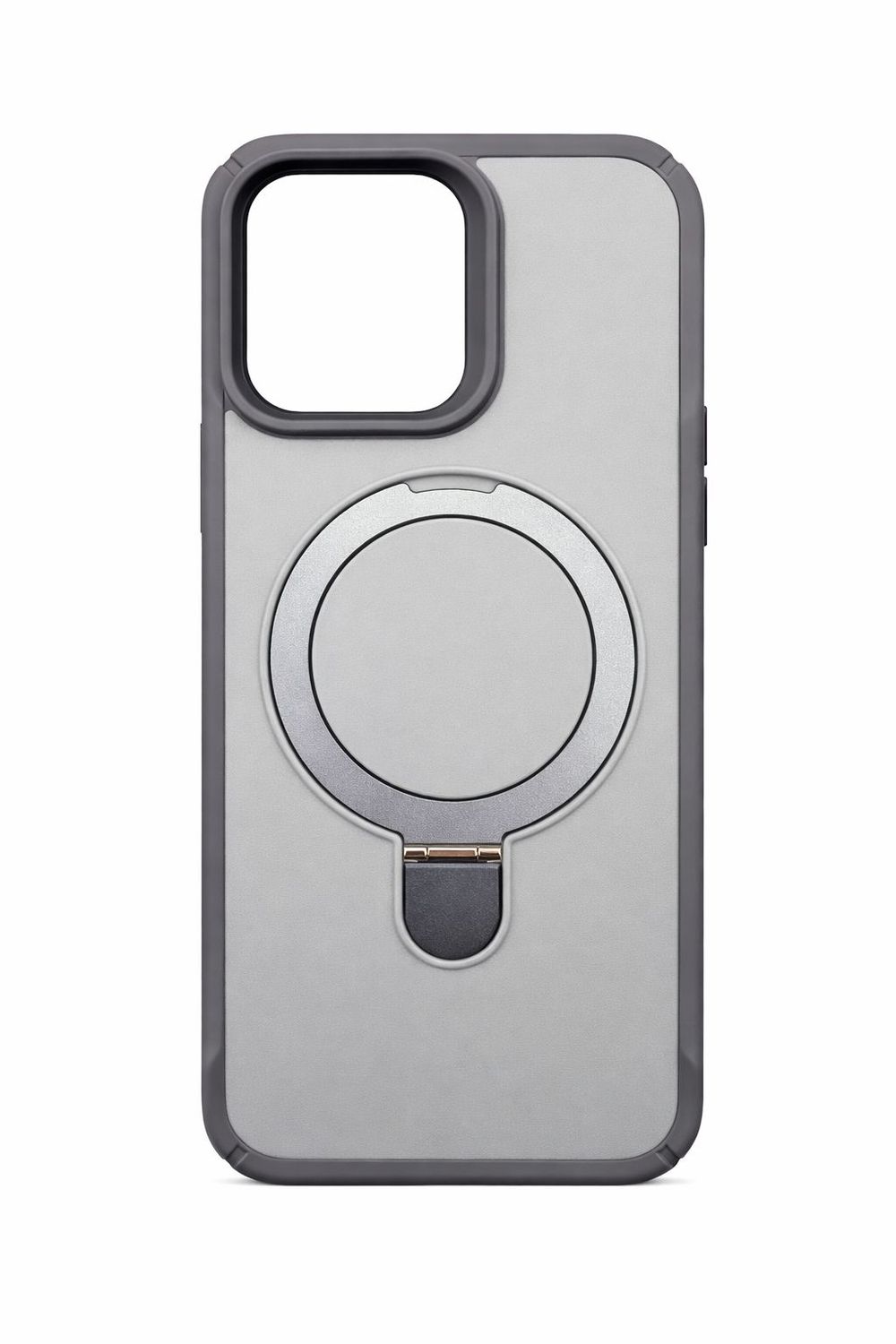 JS Magnetic Kickstand Case for Iphone 15 Pro Max- Gray