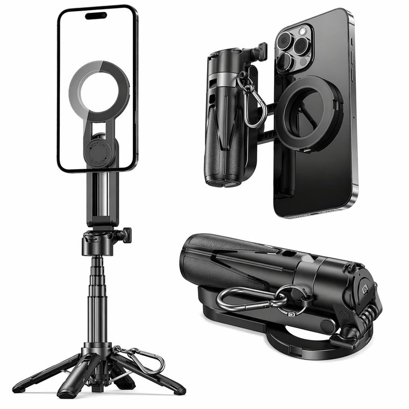 4-in-1 multifunctional magnetic selfie stick