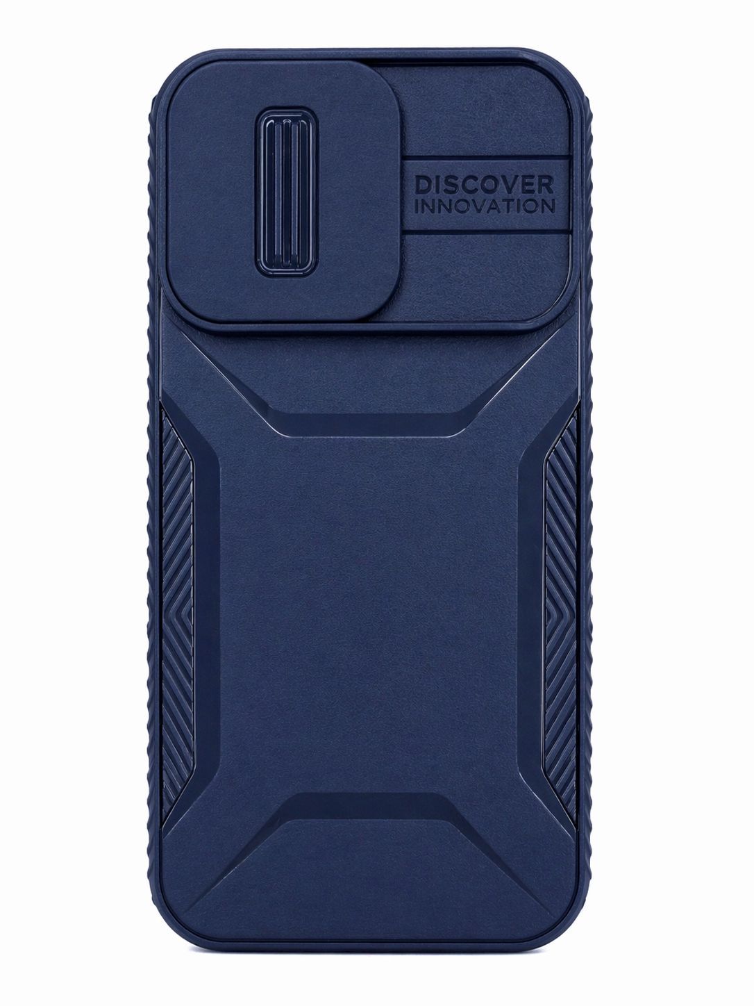 Ultimate U Design Hybrid with Camera Window Covering for Iphone 15 Pro Max- Blue