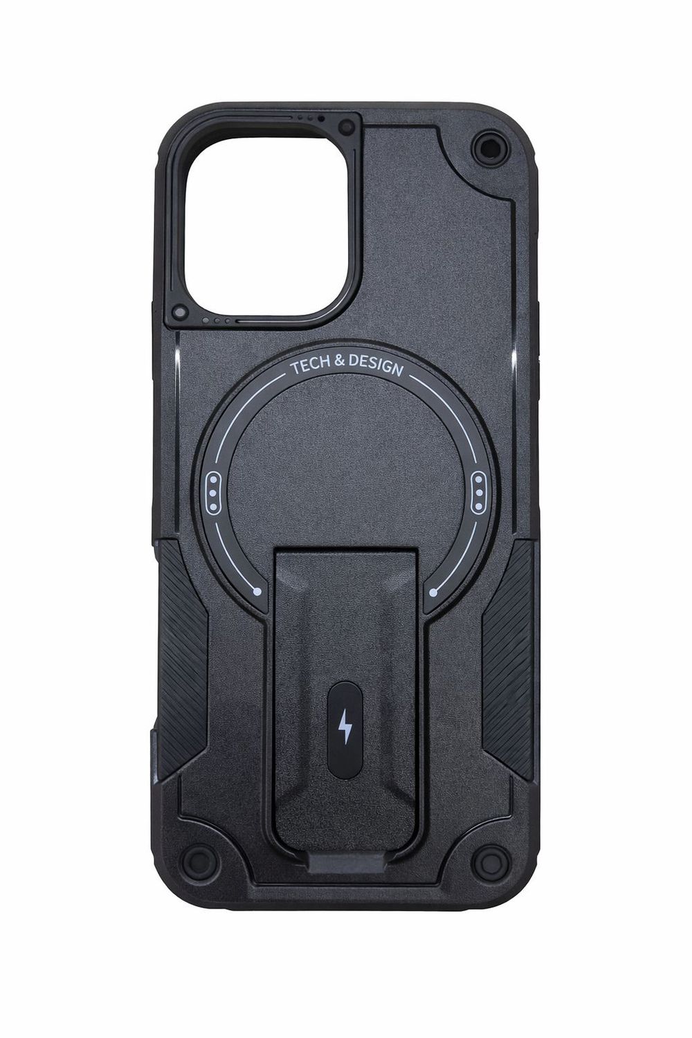 DJ Magnetic Kickstand Case for Iphone 15 Pro Max- Black