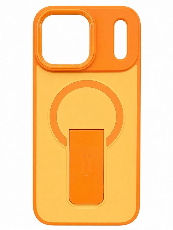 YJ-Skin Case with Stand Iphone 17 Pro Max-Orange