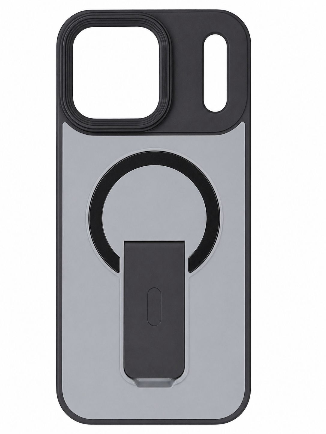 YJ-Skin Case with Stand Iphone 17 Pro- Black