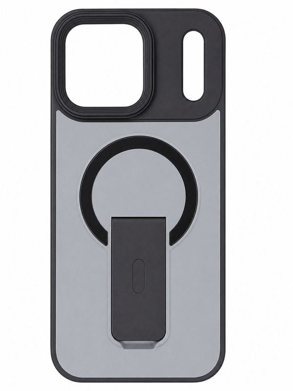 YJ-Skin Case with Stand Iphone 17 Pro- Black