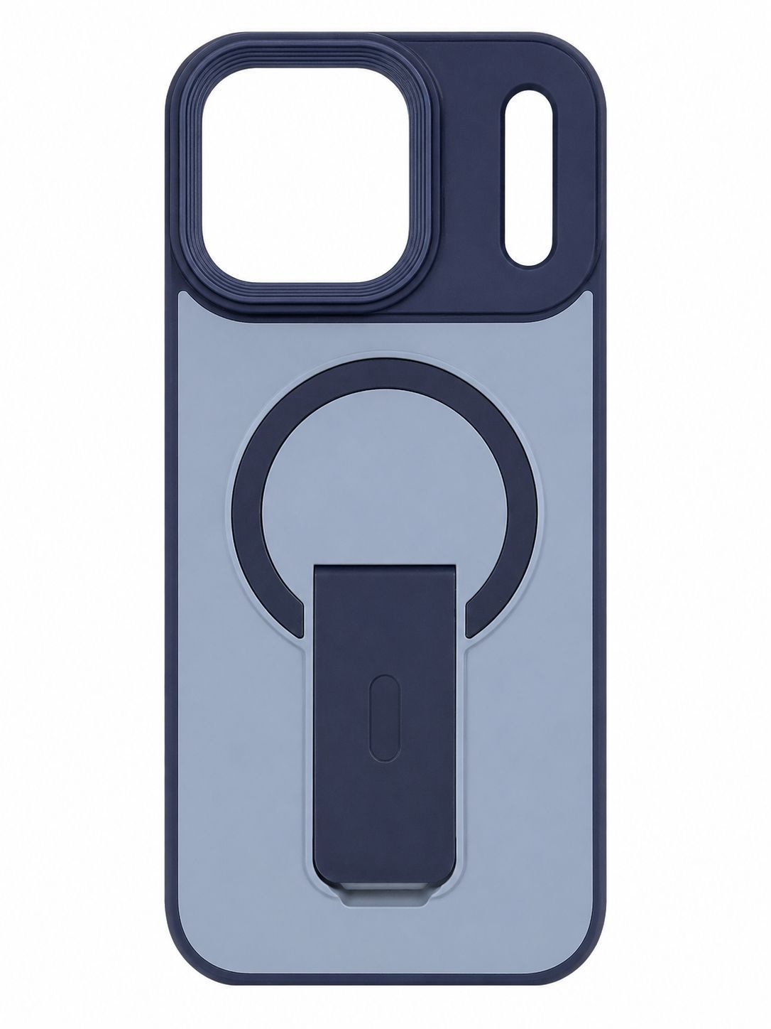 YJ-Skin Case with Stand Iphone 17 Pro- Blue