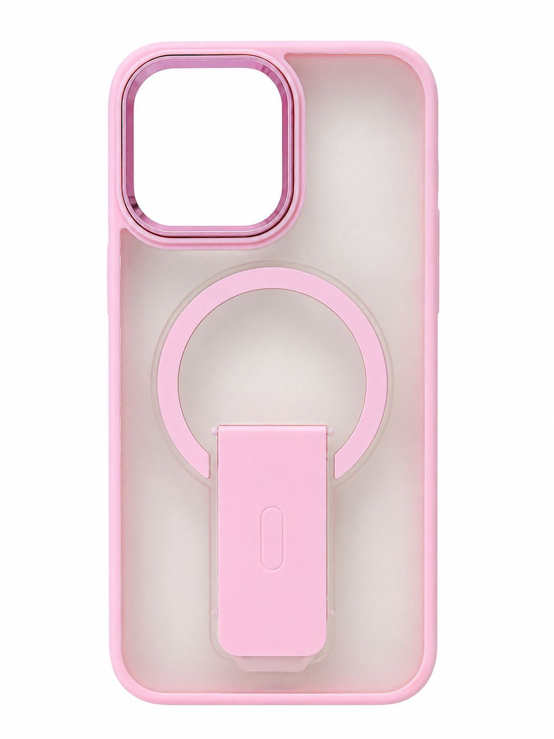 Anti-Fall Fulcrum Bracket Magnetic Case for Iphone 15 Pro Max-Pink