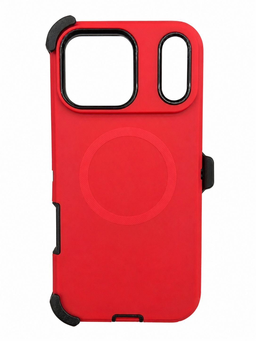 Heavy Duty Magsafe Case for 17 Pro Max- Red