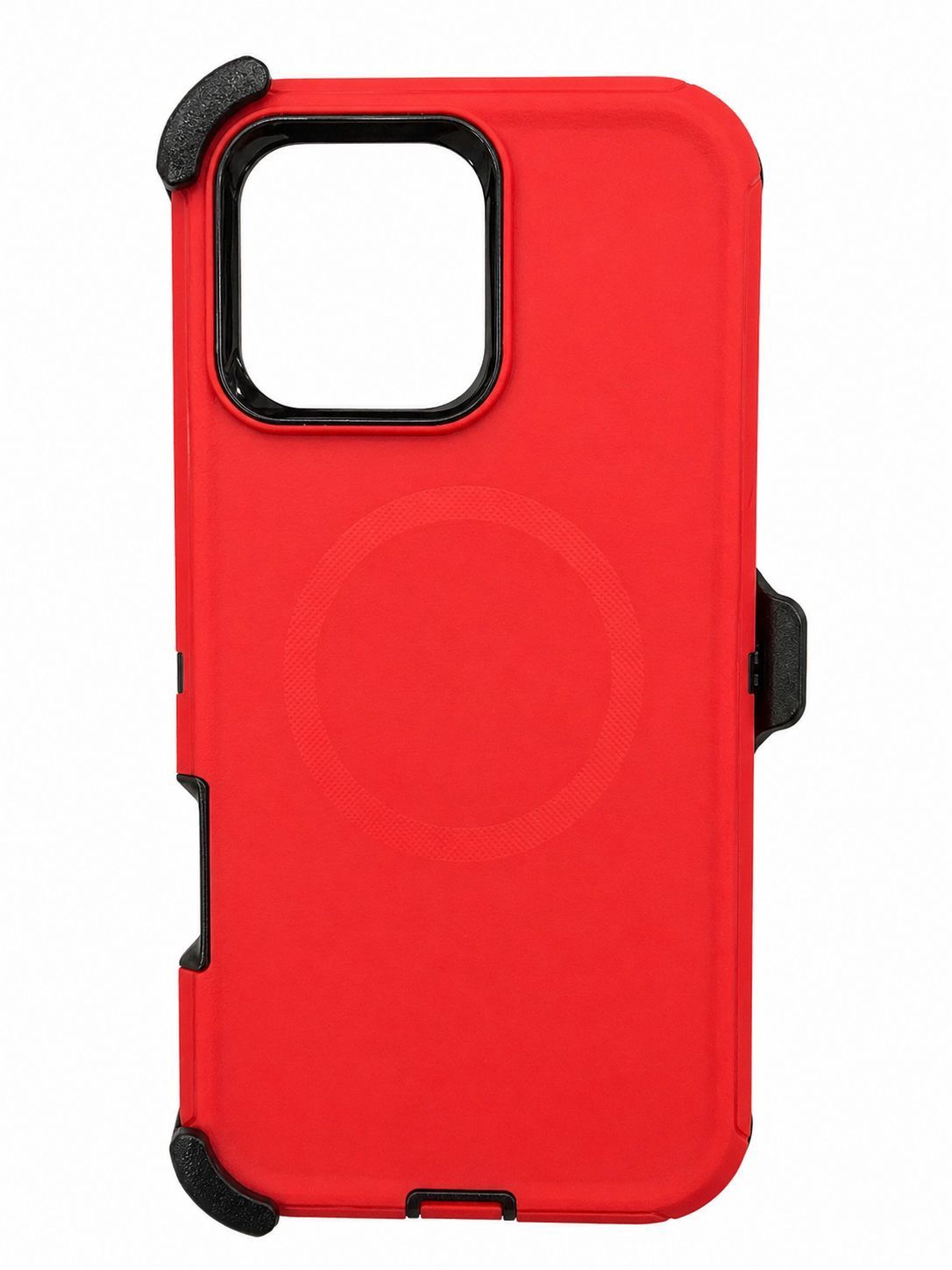 Heavy Duty Magsafe Case for 15 Pro Max- Red