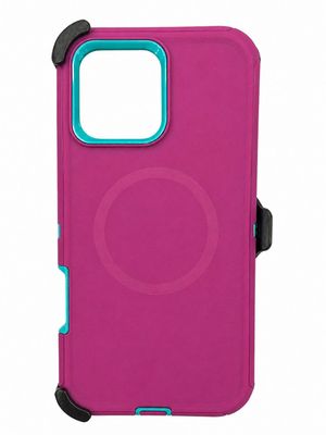 Heavy Duty Magsafe Case for 16 Pro Max- Pink