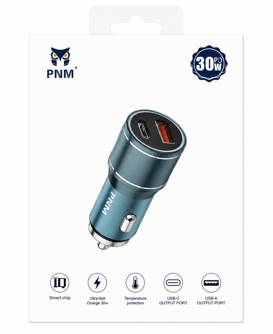 PNM BRAND AB-06AC 30W Separate Car Charger