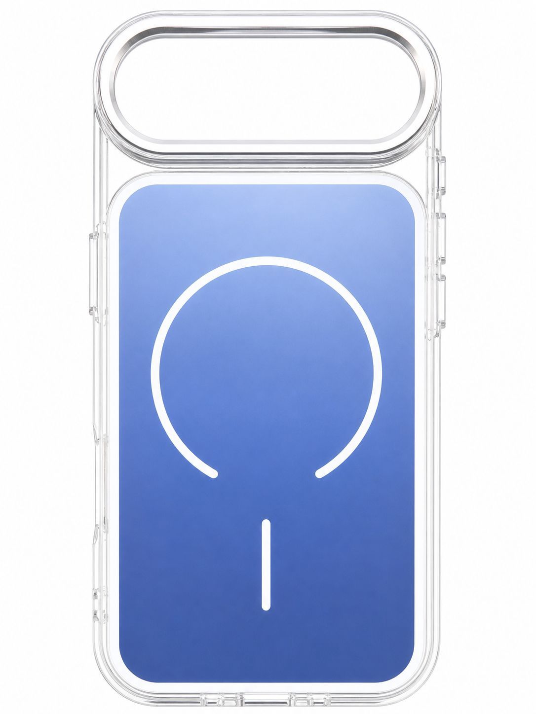 Frosted Colorful C Case Magsafe Case for Iphone 17 Air- Blue