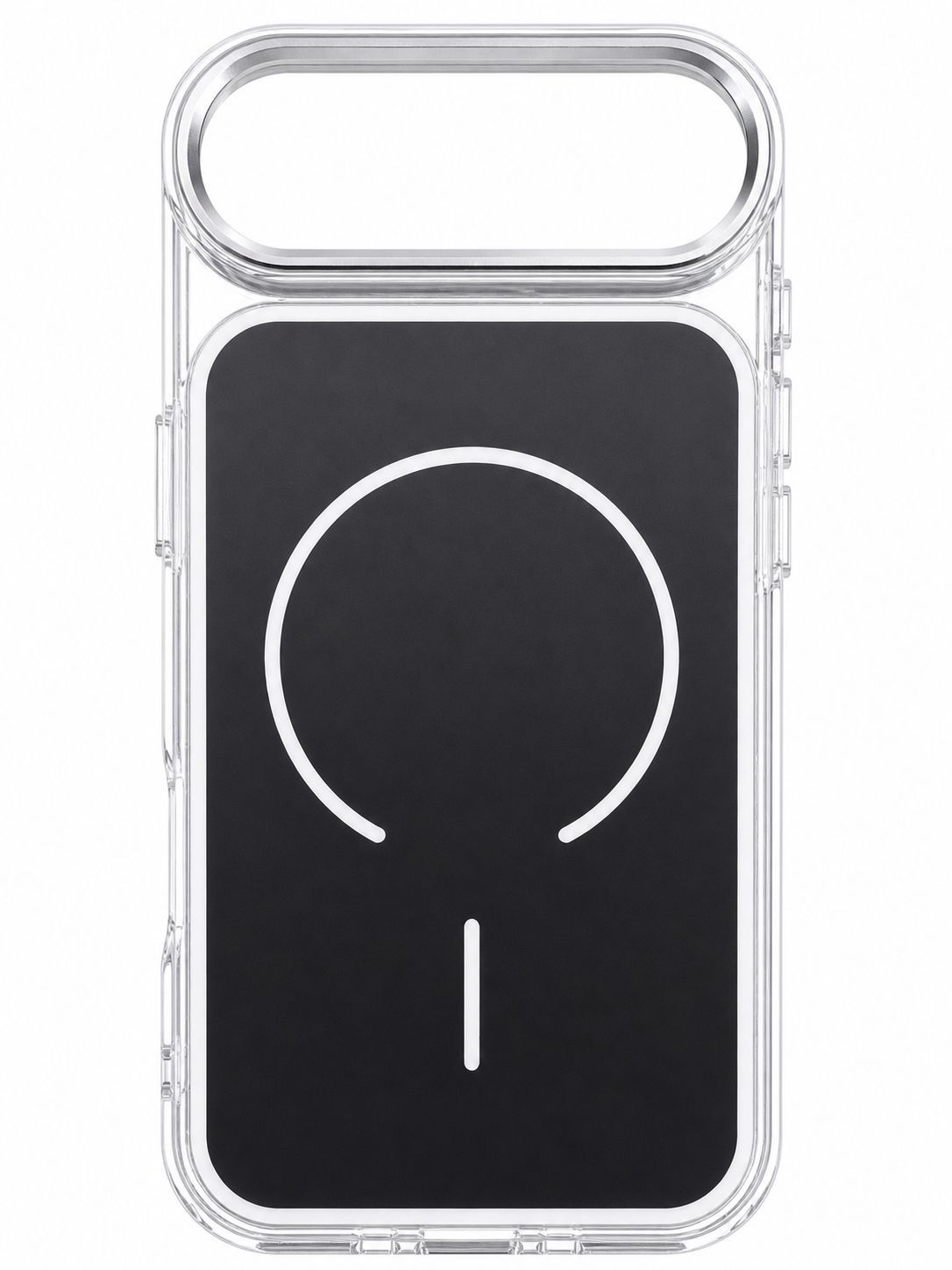 Frosted Colorful C Case Magsafe Case for Iphone 17 Air- Black