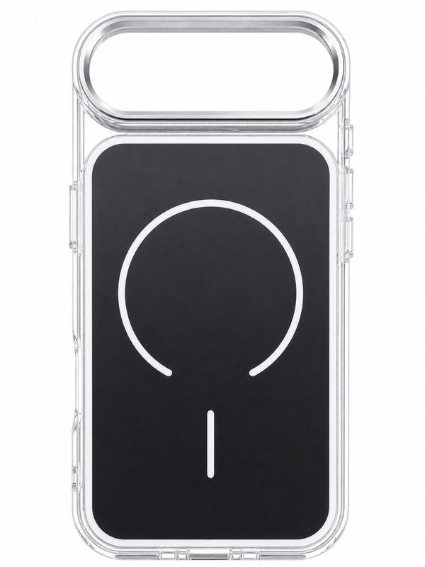 Frosted Colorful C Case Magsafe Case for Iphone 17 Air- Black