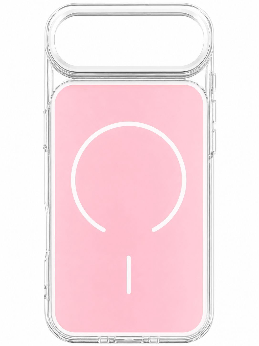 Frosted Colorful C Case Magsafe Case for Iphone 17 Air- Pink