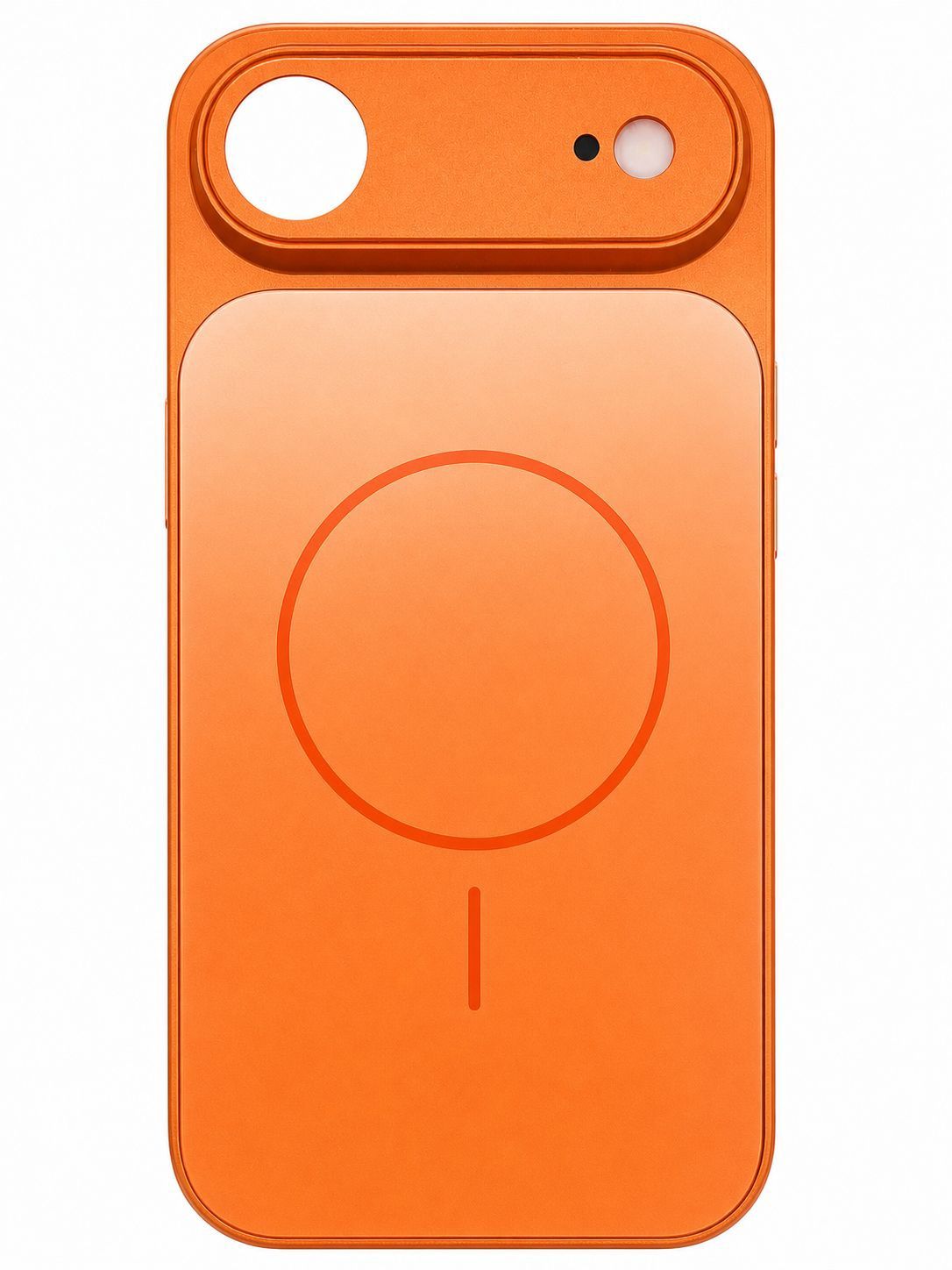Corning Glass Matte Plated Magnetic Phone Case for Iphone 17 Air-Orange