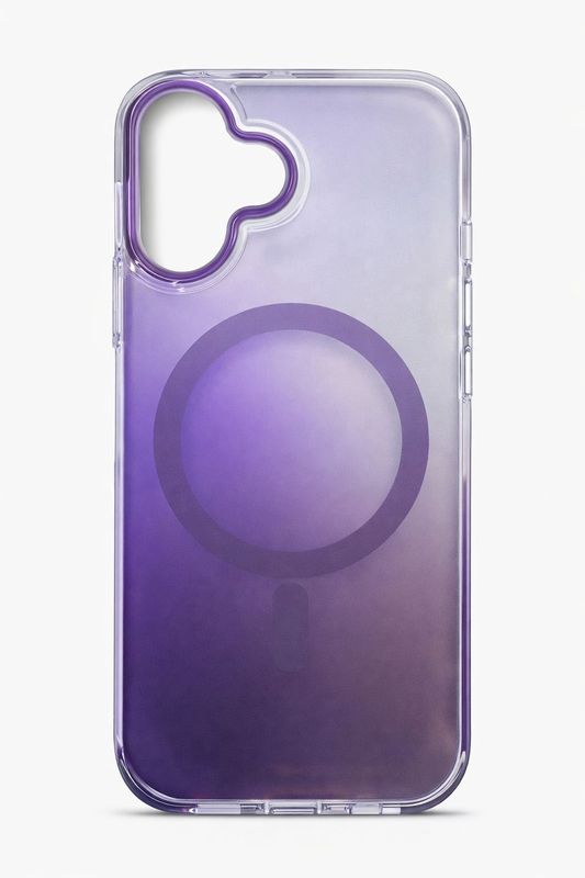 Frosted Gradient Ombre Magsafe for Iphone 17 Air-Purple