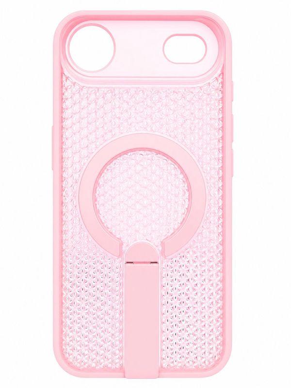 E-Star Magsafe with Kickstand Case for Iphone 17 Air- Pink