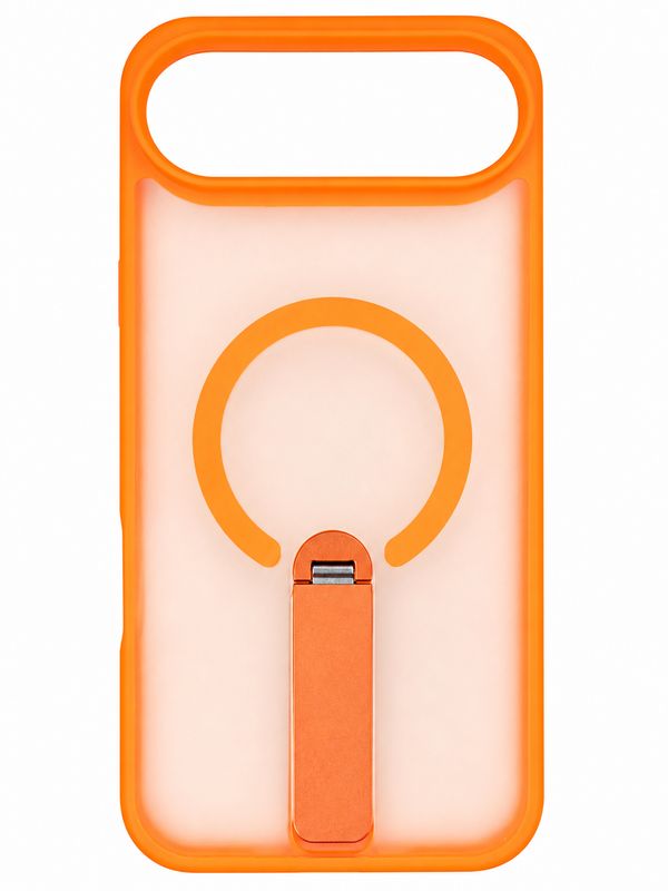 Magsafe Compatible O1 Skin Feeling Kickstand Case for Iphone 17 Air-Orange