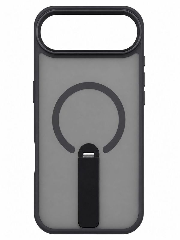 Magsafe Compatible O1 Skin Feeling Kickstand Case for Iphone 17 Air- Black