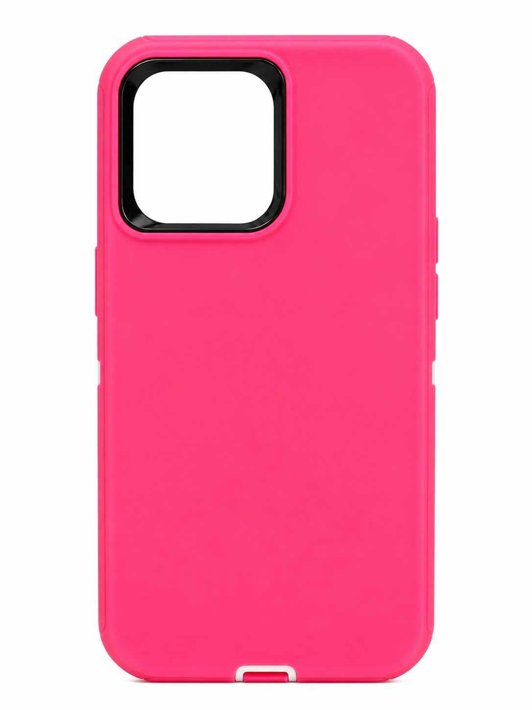 Heavy Duty Case AAA for Iphone 15 Pro Max-Hot Pink