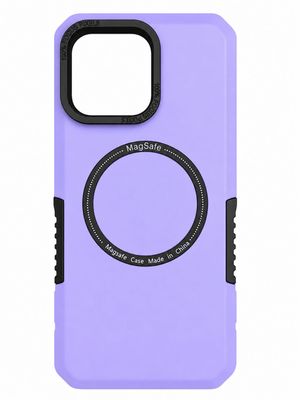 Armor Ring Tuff Case for Iphone 15 Pro Max-Purple