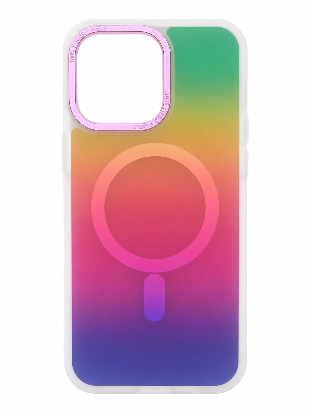YD Printing Rainbow Magsafe Case for 15 Pro Max