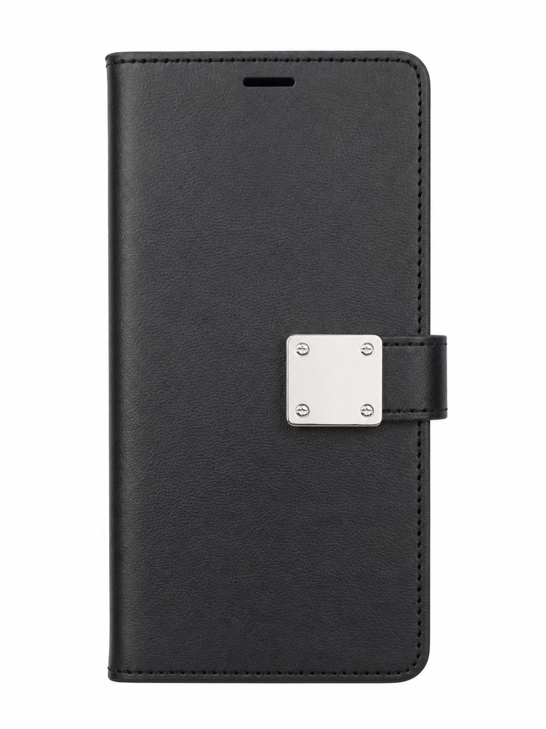 Wallet ID Card Holder Case for Iphone 15 Pro Max-Black