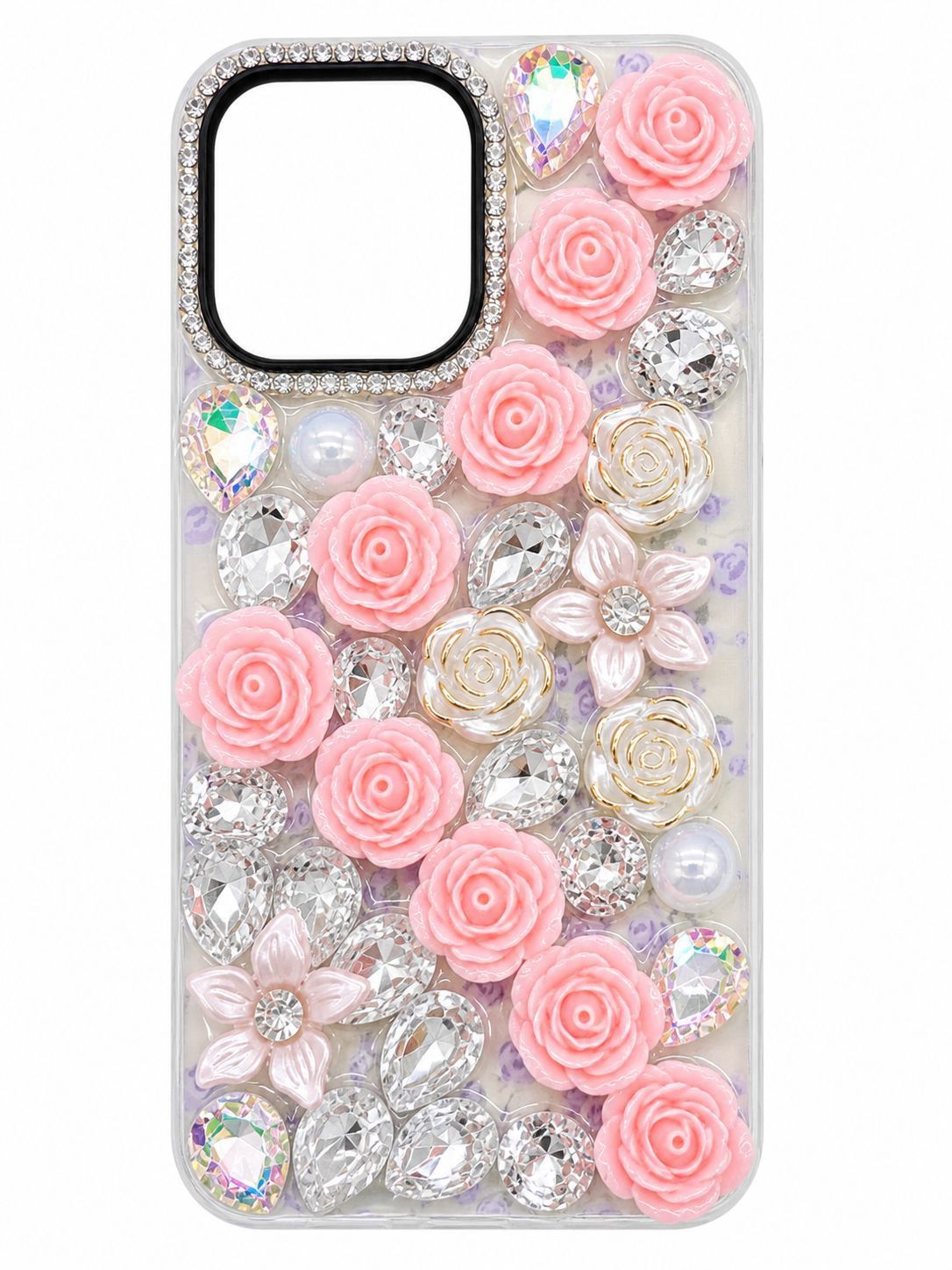 FL Diamond Case for Iphone 15 Pro Max-Pink