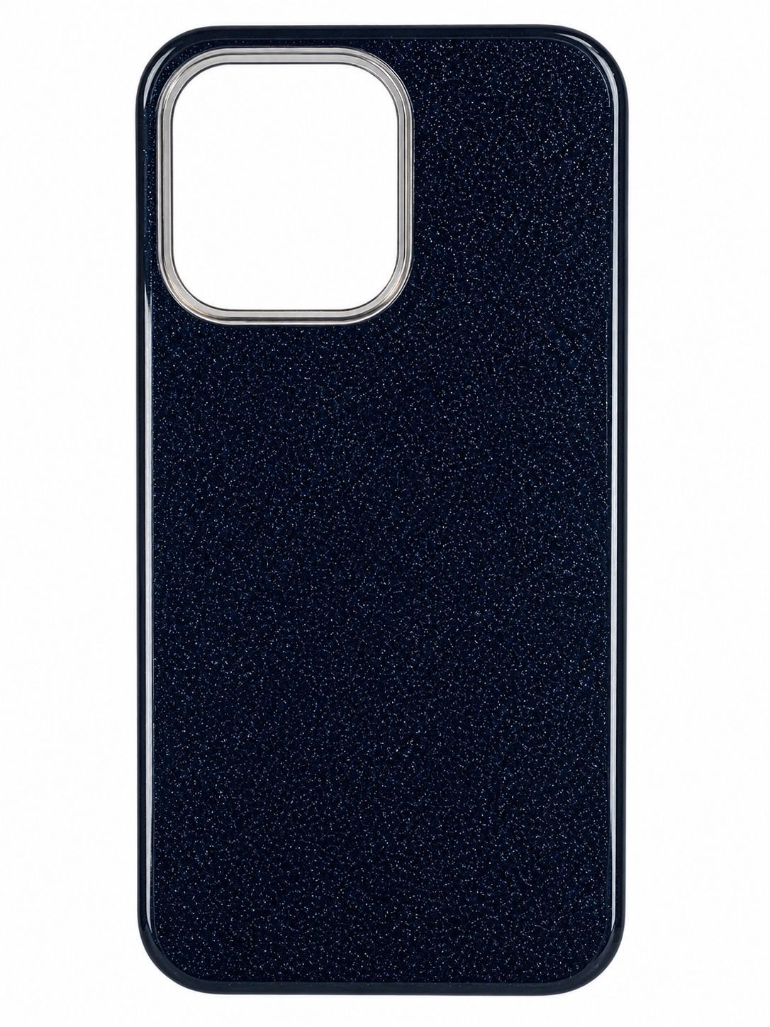 Glitter Powder Three in One Mobile Phone Case for Iphone 15 Pro Max- Black