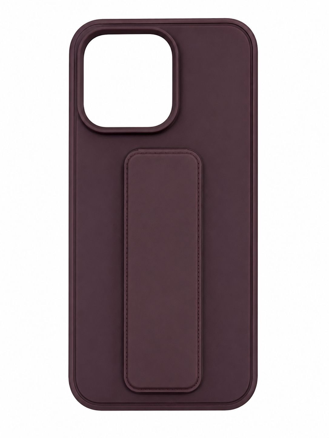 Shell Skin Feeling Kickstand Case for Iphone 15 Pro Max-Magenta