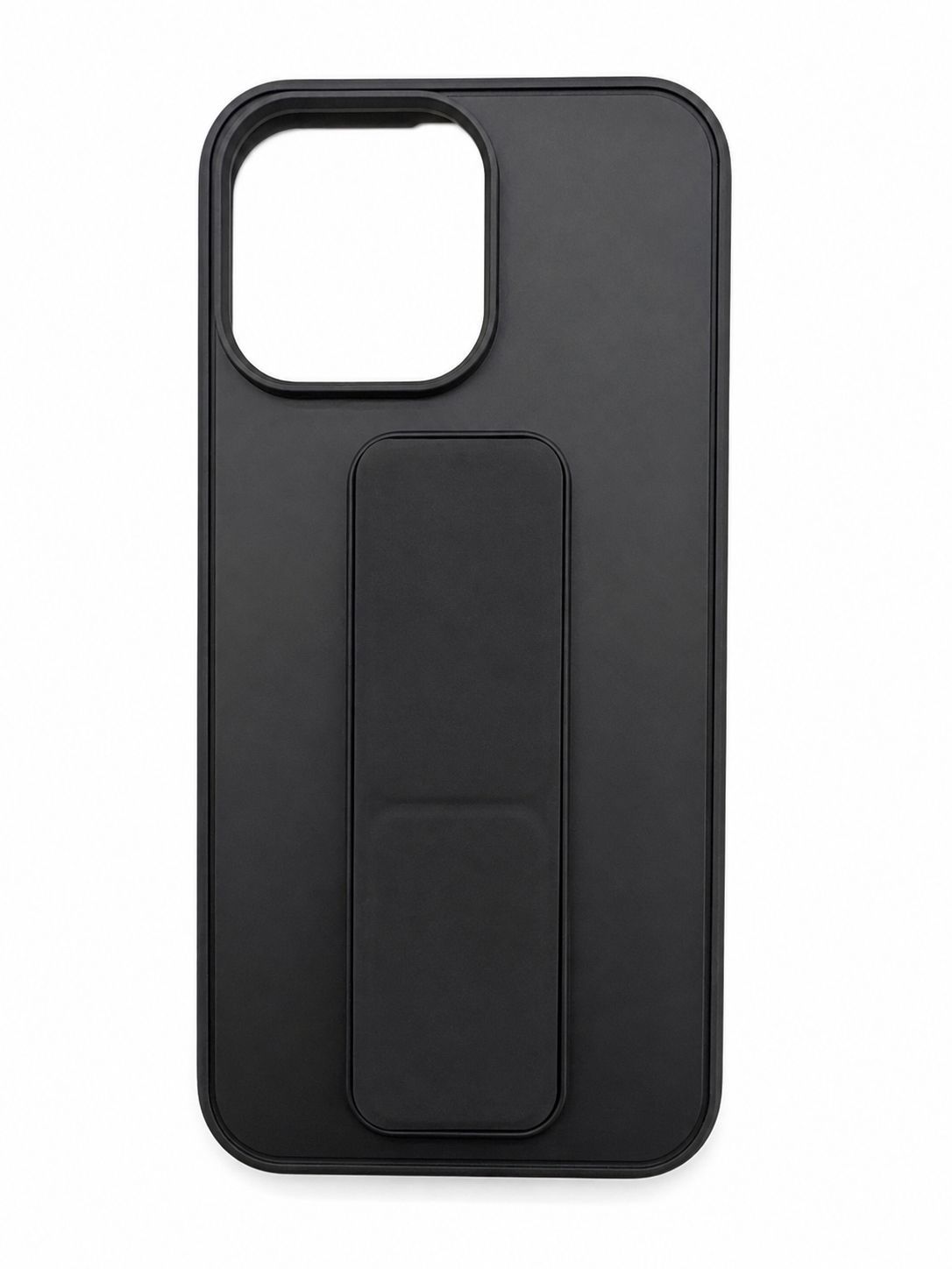 Shell Skin Feeling Kickstand Case for Iphone 15 Pro Max- Black