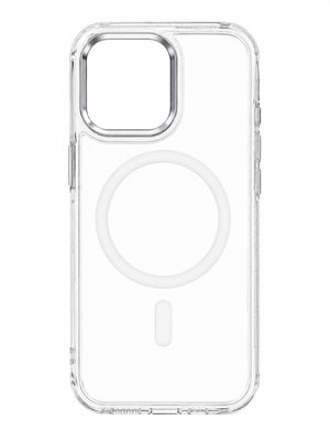 LY Clear Magsafe Case for Iphone 16- Transparent Accent