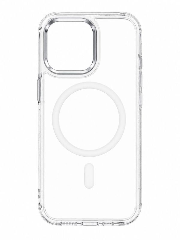 LY Clear Magsafe Case for Iphone 16- Transparent Accent