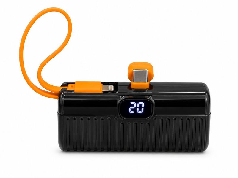 Wireless capsule power bank With Kickstand  (5000MAH)