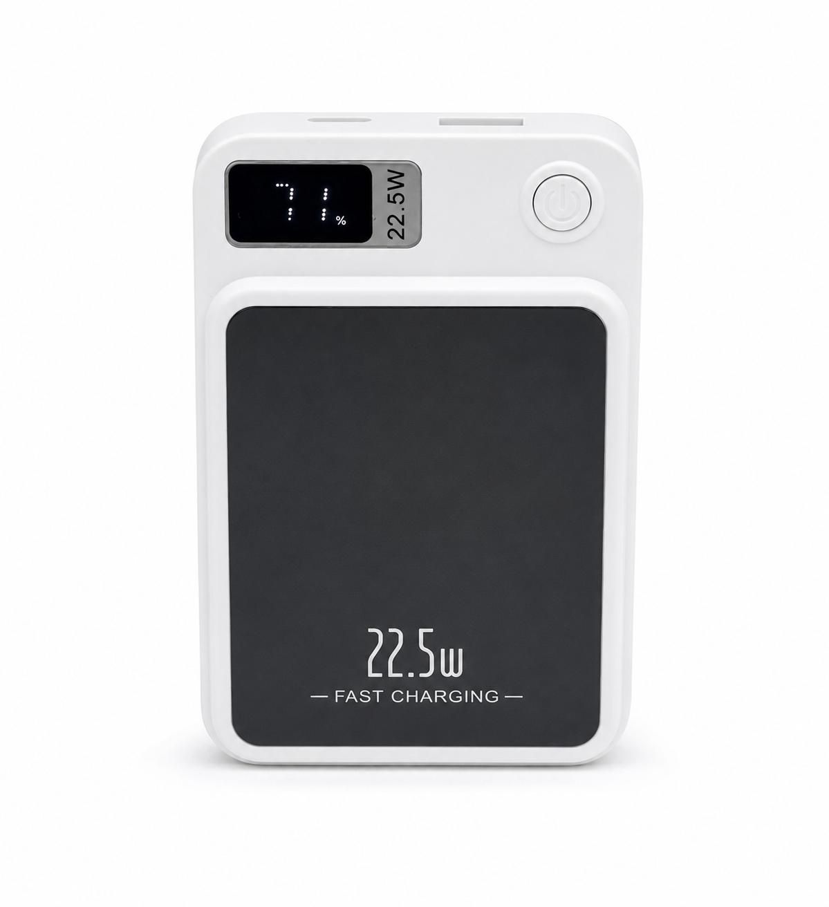 Magnetic mini power bank (5000MAH) White
