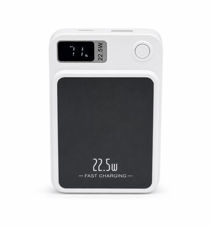 Magnetic mini power bank (5000MAH) White