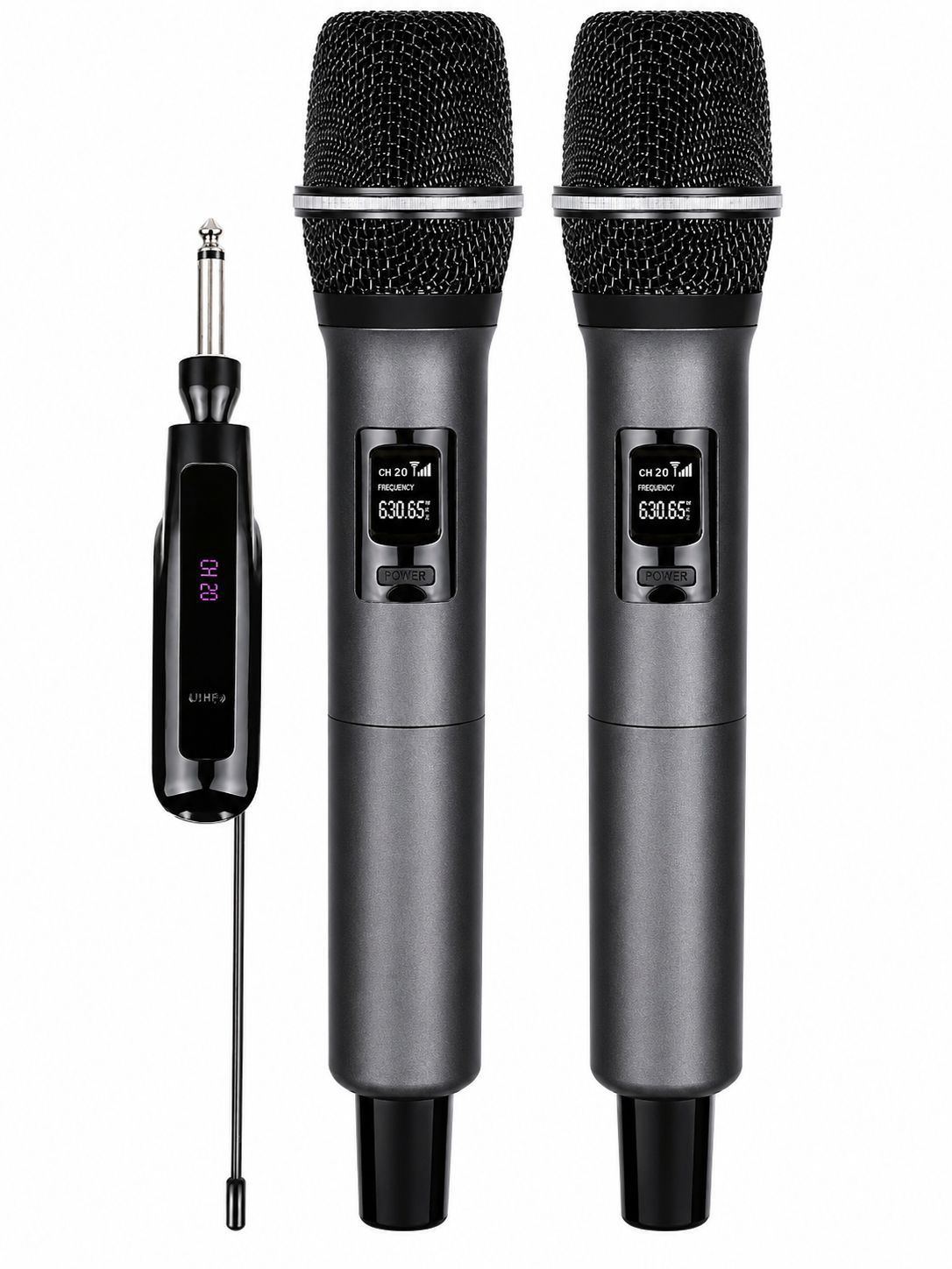 2.4G wireless microphone, one to two wireless microphone
